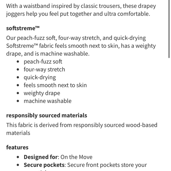 Lululemon Softstreme Relaxed High Rise Jogger in Butternut Brown - Picture 9 of 11